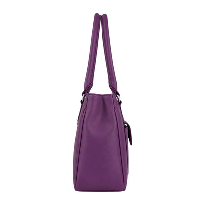 Totli Women’s Purple Front Pocket Tote Bag
