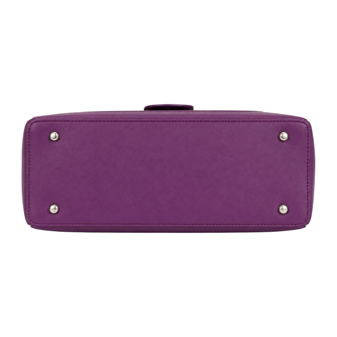 Totli Women’s Purple Front Pocket Tote Bag