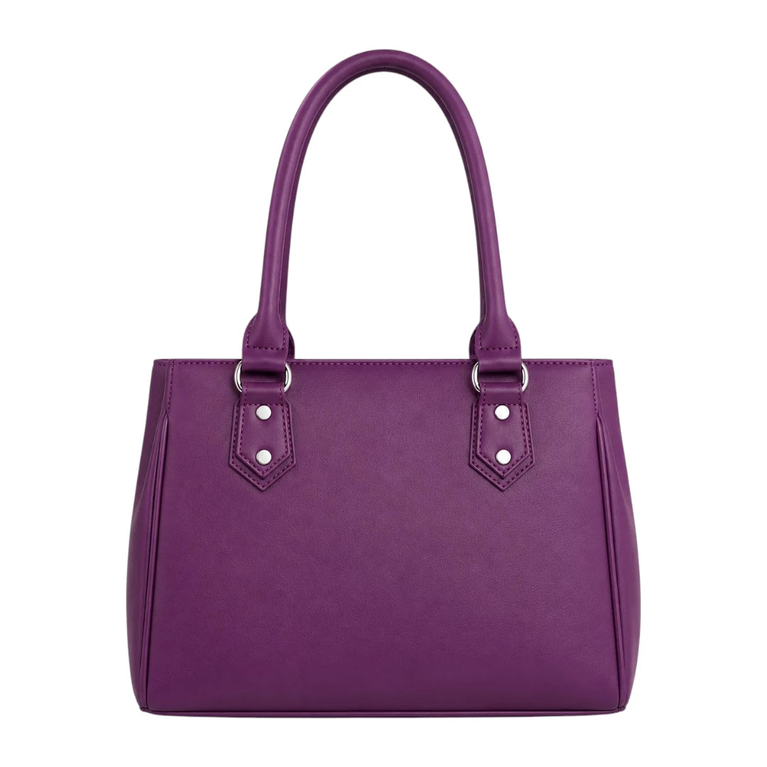 Totli Women’s Purple Front Pocket Tote Bag