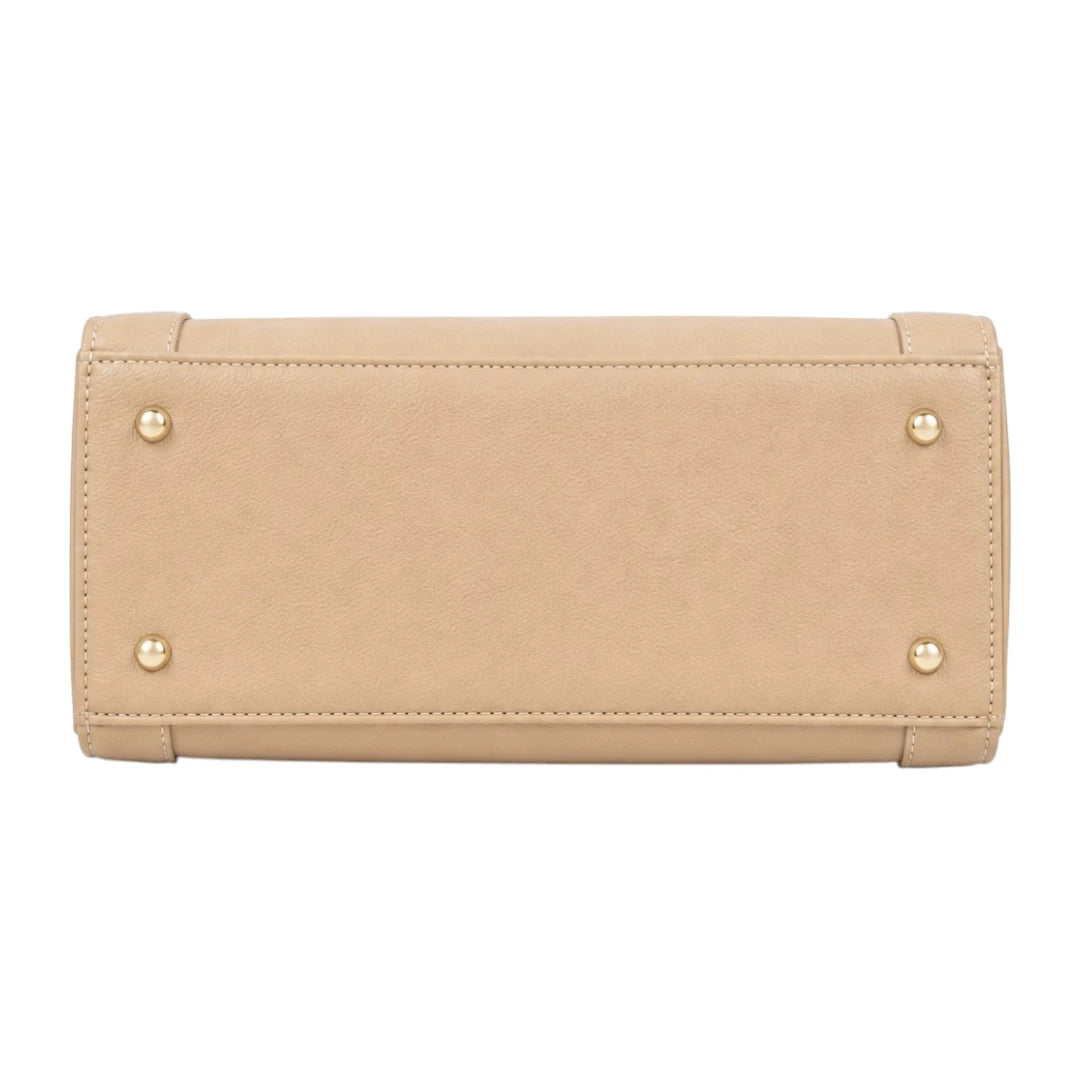 Totli Women’s Structured Beige Tote Bag
