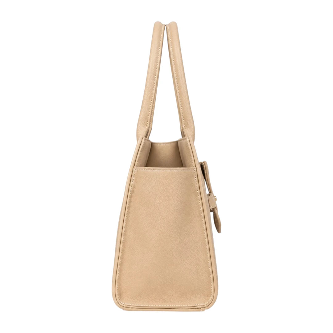 Totli Women’s Structured Beige Tote Bag