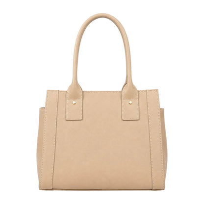 Totli Women’s Structured Beige Tote Bag